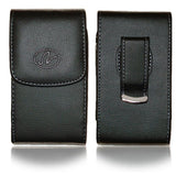 Leather Case Belt Clip Holster - Vertical Cover - LCASE48 - Black - A69