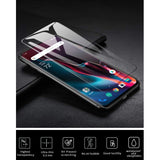 OnePlus 7 Pro - Tempered Glass Screen Protector - Full Cover Curved - Fingerprint Unlock