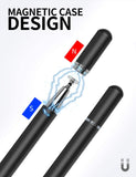 Stylus Touch Screen Pen Fiber Tip Aluminum Lightweight Black - ZDZ79