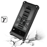 Hybrid Case Cover Metal For Magnet Kickstand Shockproof Armor - ZDY36