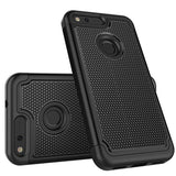 Hybrid Case Dual Layer Armor Defender Cover - Dropproof - Black - Selna B27