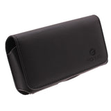 Leather Case Belt Clip Swivel Holster Cover - LCASE23 - Black - Fonus B46 32-1