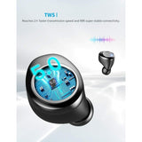 TWS Earphones Wireless Earbuds Headphones True Stereo Headset - ZDTWS1