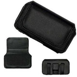 Leather Case Belt Clip Holster Cover - LCASE13 - Black - B13