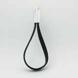 Short Micro USB Cable Charger Cord - Flat - Magnetic - Black - Fonus M38