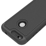 Hybrid Case Dual Layer Armor Defender Cover - Dropproof - Black - Selna B27