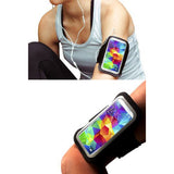 Sports Armband Gym Running Band Neoprene - Black - Fonus J98