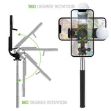 Selfie Stick Wireless Built-in Tripod Remote Shutter Stand Self-Portrait - ZDZ98