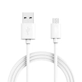 10ft Micro USB Cable Charger Cord - TPE - White - Fonus G92 280-1