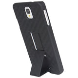 Case Holster Combo Swivel Belt Clip - Dropproof - Kickstand - Black - Fonus J58