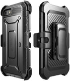 Hybrid Case Rugged Holster Swivel Belt Clip - Built-in Screen Protector - Black - Selna N33 124-2