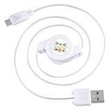USB Home Wall Charger Retractable MicroUSB Cable - C75