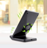 Wireless Charger 10W Fast Stand Detachable 2-Coils Charging Pad - ZDZ40