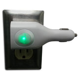 2-in-1 Car Home Wall Charger 2-Port USB - Folding Prongs - Fonus M82