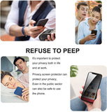 Privacy Screen Protector Tempered Glass Curved Anti-Spy Anti-Peep 3D Edge - ZDZ27