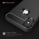 Ultra Slim Carbon Fiber Case Cover - Shockproof - Black - Fonus R95