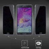Samsung Galaxy Note 4 - Privacy Screen Protector Silicone TPU Film - Full Cover