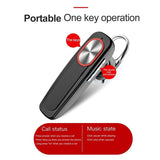 Wireless Earphone Mono Earbud Handsfree Mic Single Headphone Headset - ZDY84