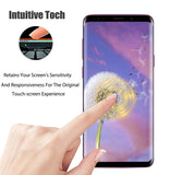 Samsung Galaxy S9 Plus - Tempered Glass Screen Protector - HD Clear - Curved - Full Cover