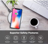 15W Wireless Charger Fast Charging Pad Slim Quick Charge - ZDWH3