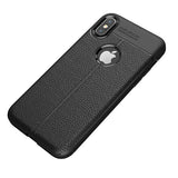 Ultra Slim TPU Leather Case Cover - Shock Absorbent - Black - Fonus L30