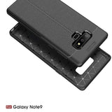 Ultra Slim TPU Leather Case Cover - Shock Absorbent - Black - Fonus V01