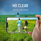 LG G7 ThinQ - Tempered Glass Screen Protector - HD Clear - Curved - Full Cover