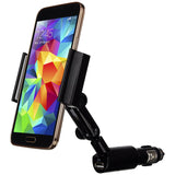 Car Mount Holder for DC Lighter Socket - 2A Charger USB Port - Fonus M50
