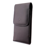 Leather Case Belt Clip Holster - Vertical Cover - LCASE63 - Black - Fonus K54 1051-1