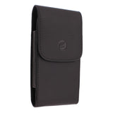 Leather Case Belt Clip Holster - Vertical Cover - LCASE62 - Black - Fonus D92 1050-1
