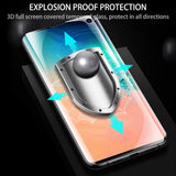 Samsung Galaxy S10 5G - Tempered Glass Screen Protector - Full Cover Curved - Fingerprint Unlock