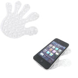 Double Sided Suction Holder - Hand Shaped - Non-Slip - Clear - Z43