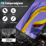 Belt Clip Case and Screen Protector Swivel Holster Tempered Glass Kickstand 9H Hardness (Fingerprint Unlock) - ZDK24+Y96