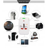 International World Travel Charger Adapter Plug 2-Port USB - M08