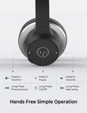 Wireless Over-Ear Headphones Boom Microphone Headset Hands-free Earphones Noise Isolation - ZDZ58