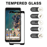 Google Pixel 2 XL - Tempered Glass Screen Protector - HD Clear - Curved - Full Cover