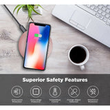 15W Wireless Charger Fast Pink Charging Pad Slim Quick Charge - ZDWH2