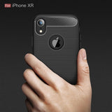 Ultra Slim Carbon Fiber Case Cover - Shockproof - Black - Fonus R97