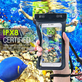 IPX8 Waterproof Case Underwater Transparent Cover - Touch Screen - Clear - Fonus R79