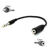 2.5mm Female to 3.5mm Male Headphone Adapter - S06