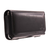 Leather Case Belt Clip Swivel Holster - Cover - LCASE35 - Black - Fonus D29 59-1