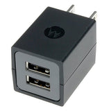 Motorola OEM Home Wall Charger - 2-Port USB