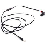 Mono Earphone with USB-C Adapter - Single Earbud - Black - Fonus T22