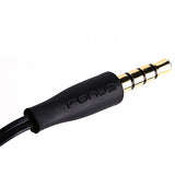 Retractable Mono Earphone 3.5mm Headphone In-Ear Single Earbud - Black - Fonus F75