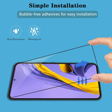 Screen Protector Tempered Glass Full Cover (Fingerprint Unlock) 9H Hardness Case Friendly - ZDY97