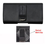 Verizon Leather Case Belt Clip Holster - Cover - LCASEVZ4 - Black