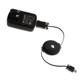2-in-1 Home Wall Travel Charger Retractable USB Data Cable