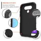 Hybrid Case Rugged Holster Swivel Belt Clip - DropProof - Defender - Black - Selna C86