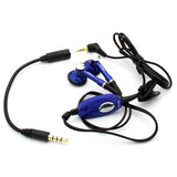 Verizon 2.5mm Earphones with 3.5mm Headphones Adapter - Blue