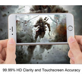 iPhone 6S/7/8 - Ceramics Screen Protector 3D Curved - Full Cover - Shutter Proof - White